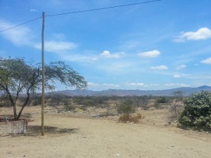 Peru Landscape Just Across the Border