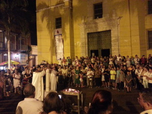 Easter Eve at the Church of the Trinidad