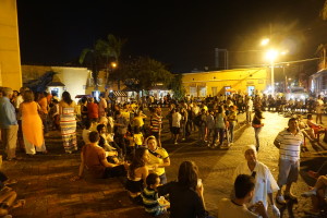 The plaza in front of the Iglesia de la Trinidad