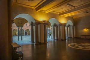 Hall for Nobel banquets (in the background)